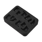Black ABS Button Cover Sticker / 12pcs / Button Cover Sticker for Mercedes C-Class W205 (2014–2021)