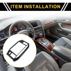 Set of 1 GPS Panel Sticker Cover for Ford F-150 (2021–2024) Black