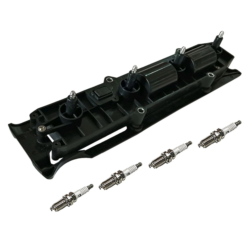 Ignition Coil & 4X Spark Plugs for Saturn Ion 2.2L L4 (2003–2007)