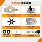 Outboard Water Pump Kit for Mercury 6-15HP SeaPro (Various Years)