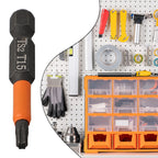Set of 4 Magnetic Drill Bits for Electric Screwdrivers and Manual Tools