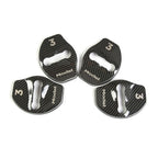 Set of 4 Door Lock Covers for Tesla Model 3 (2018–2022)