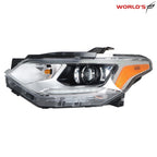 Left Headlamp for Chevy Traverse (2018–2020) HID LED DRL Chrome