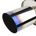 4" Burnt Muffler Tip Racing Catback Exhaust System for Eclipse 4G (2006–2009)