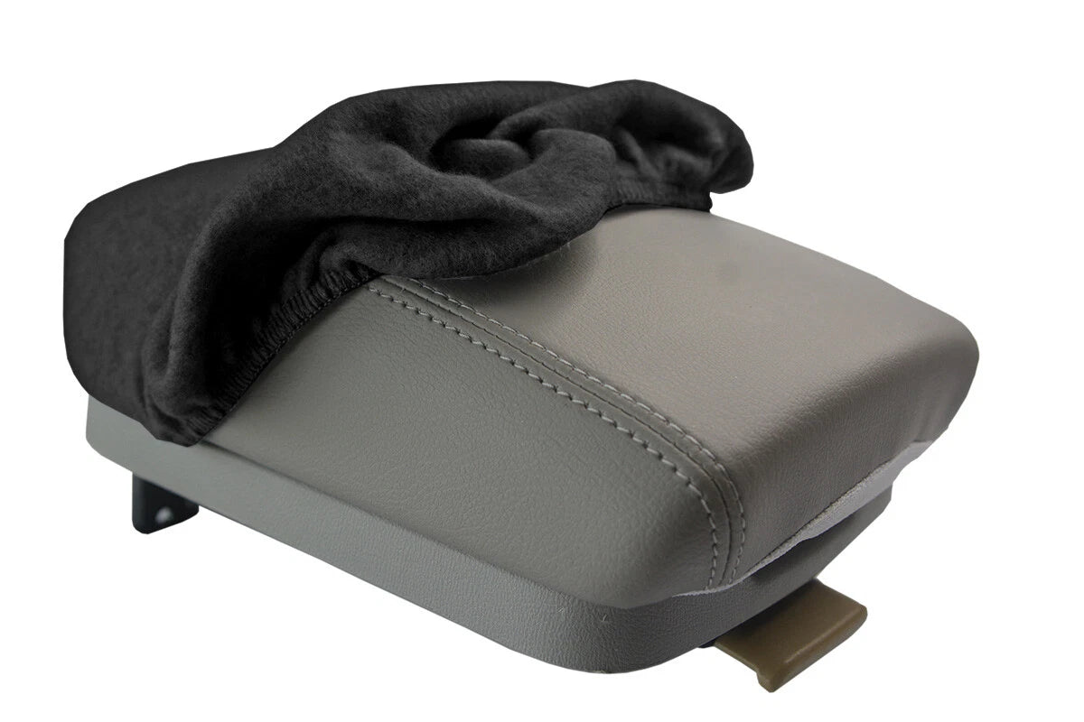 Fleece Console Lid Armrest Cover for Hyundai Sonata (2006–2010) Black