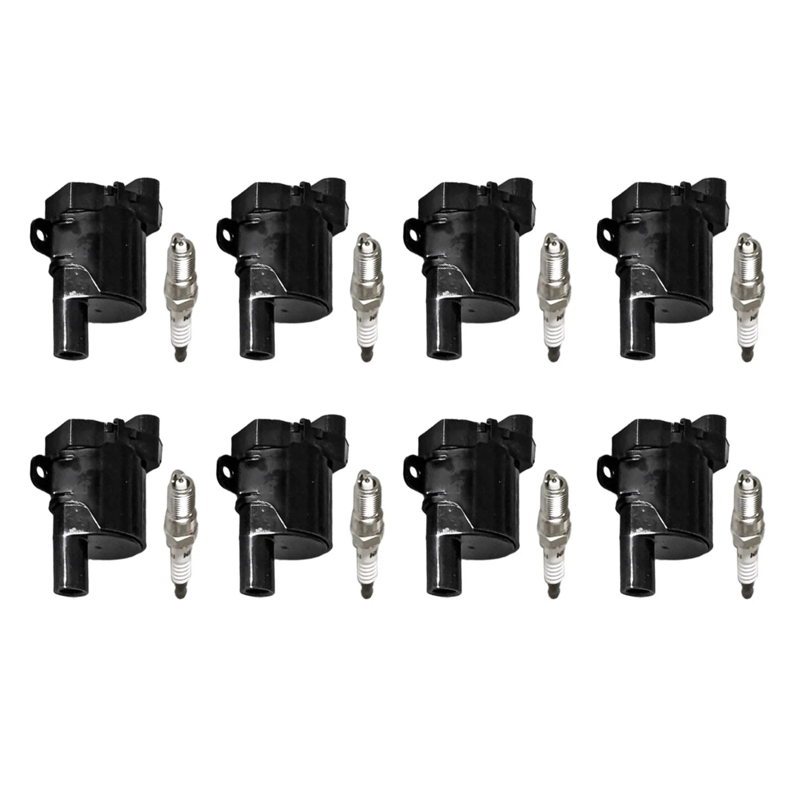 Set of 8 Ignition Coils & Iridium Spark Plugs for Express 1500 2500 3500