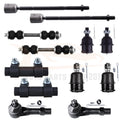 Set of 12 Front Ball Joints Tie Rods Sway Bars for Dodge Dakota (1991–1996)