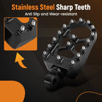 Aluminum CNC Wide Fat Foot Pegs for Harley Dyna