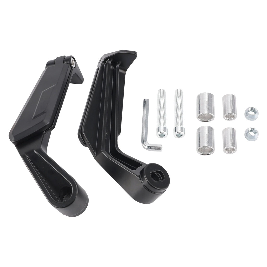 Handle Bar End Lever Protector with Folding Mirrors Set for Universal Motorcycle A9
