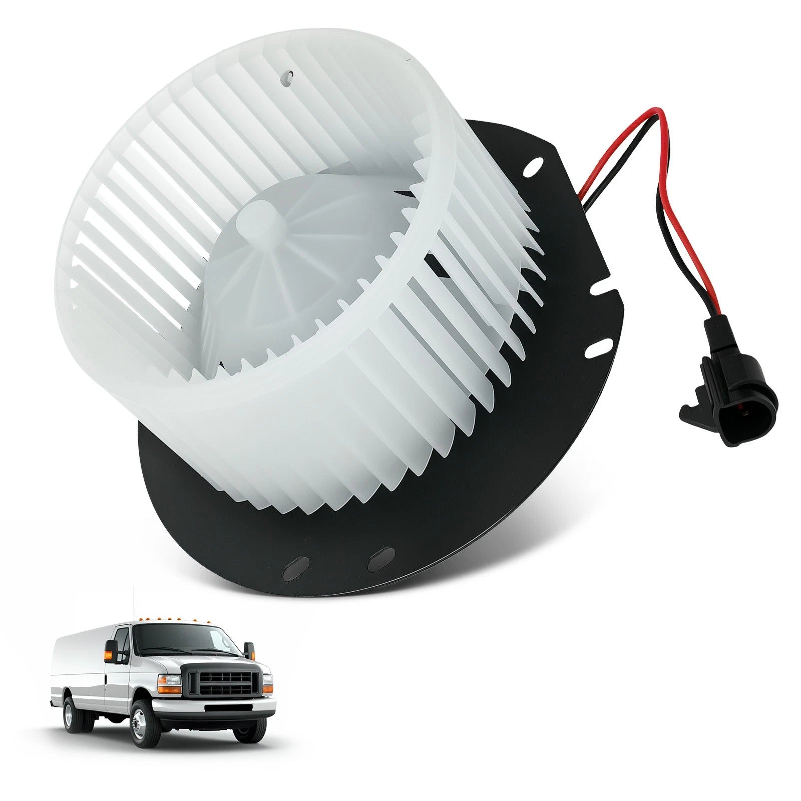 HVAC Heater Blower Motor with Fan Cage for Ford Econoline (1999–2006) 615-00603