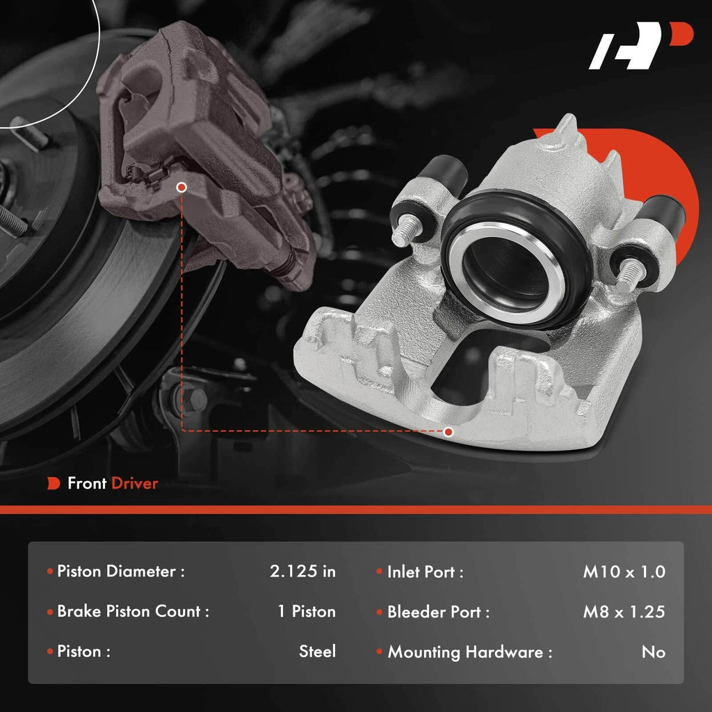 Front Left Disc Brake Caliper for Ford Focus (2000-2004)