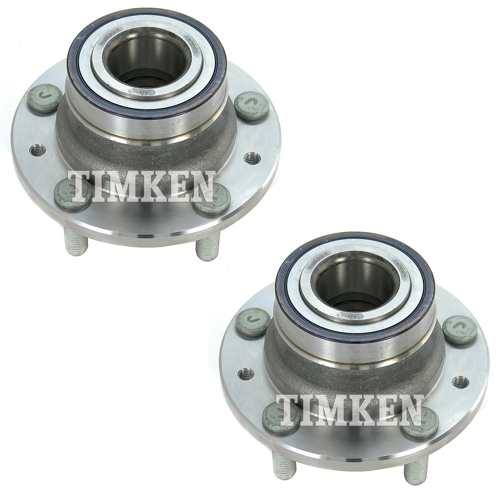 Set of 2 Rear Wheel Bearing & Hub Kits for Ford Lincoln Mazda (FWD)