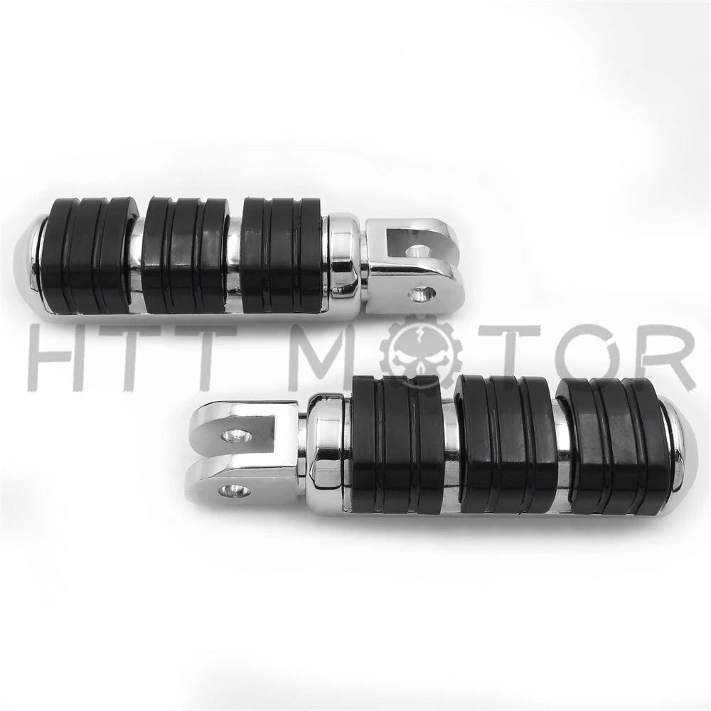 Chrome Aluminum Rubber Foot Peg for Harley FXBB FXBR FXBRS FXLR (2018–2023)