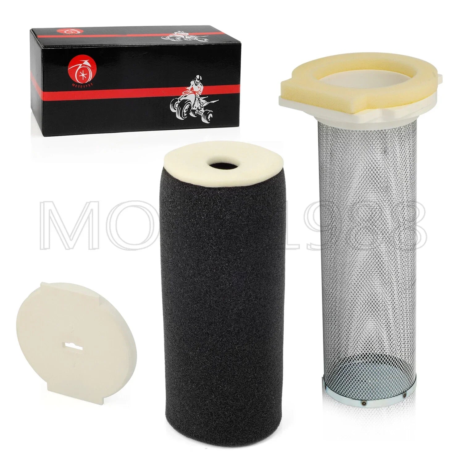 Air Filter & Cage Guide & END CAP Kit for Yamaha Raptor 350 (2004–2013)