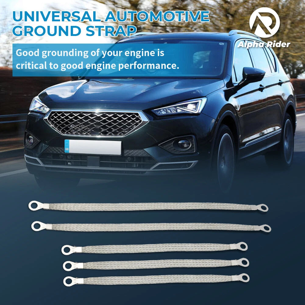 5Pcs Heavy Duty Engine Ground Strap for Universal Vehicles (3-10" & 2-13")