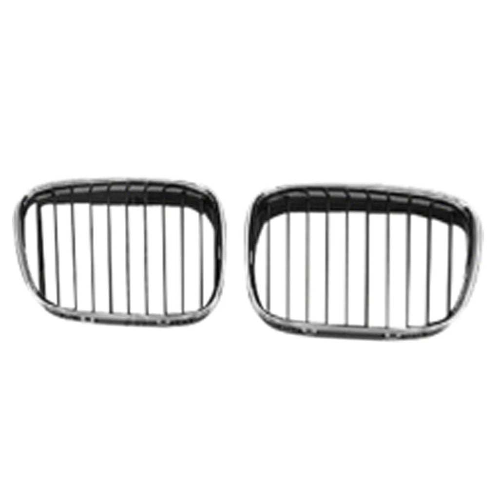 Hood Grille Replacement Black Chrome Driver Side for Toyota Hilux (2005–2015)