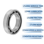 Deep Groove Ball Bearing 50x80x16mm for Scooter Skateboard (6010)