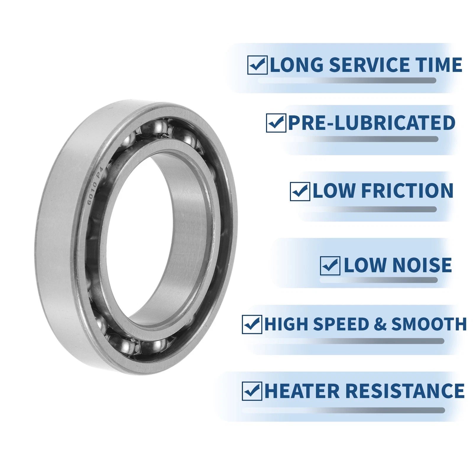 Deep Groove Ball Bearing 50x80x16mm for Scooter Skateboard (6010)