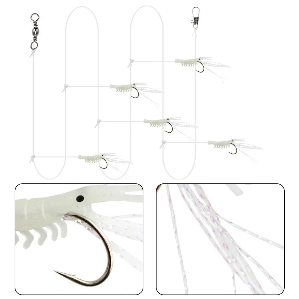 Artificial Bait Shrimp Hook Fishing Lure for