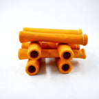 Set of 8 Orange Spark Plug Wire Protector Sleeves Heat Shield Cover