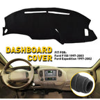 Dash Cover Mat for Ford F150 (1997–2003) Black