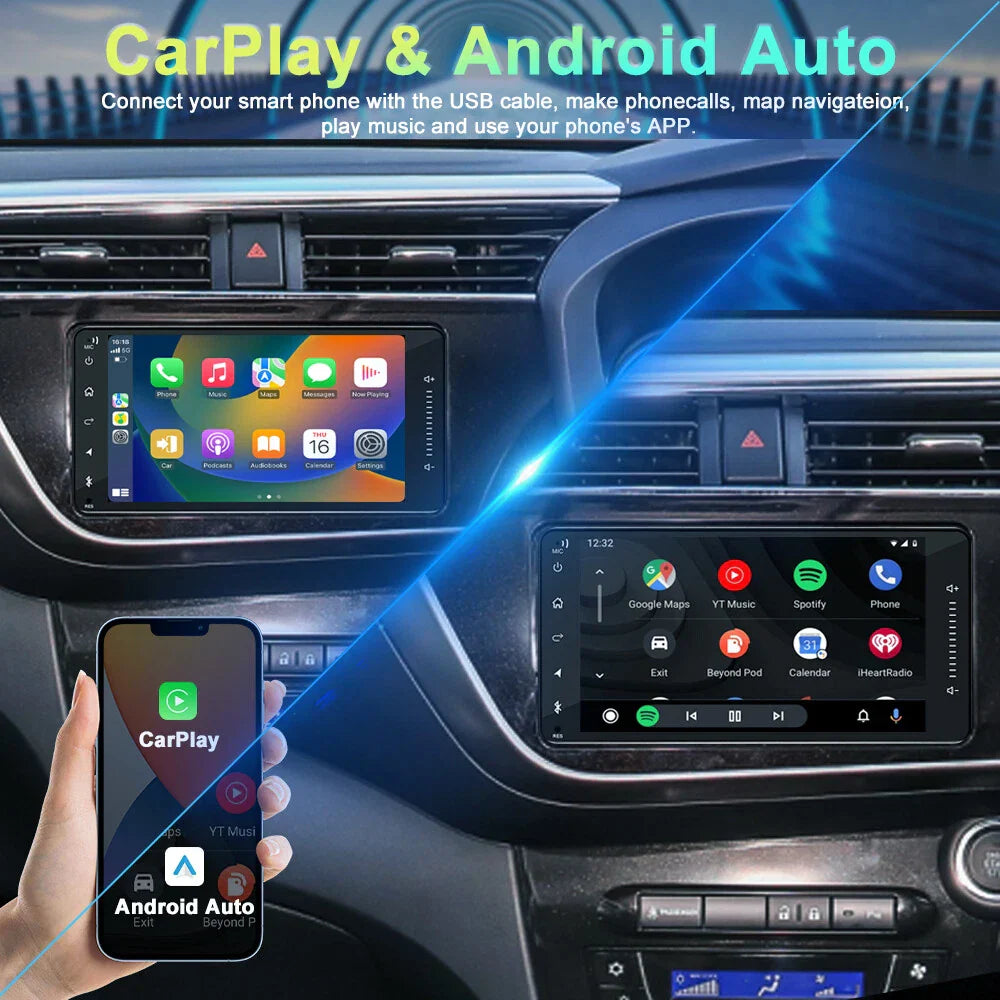 7'' Apple Carplay Android Auto Stereo for Toyota Tarago (Estima) (2011-)