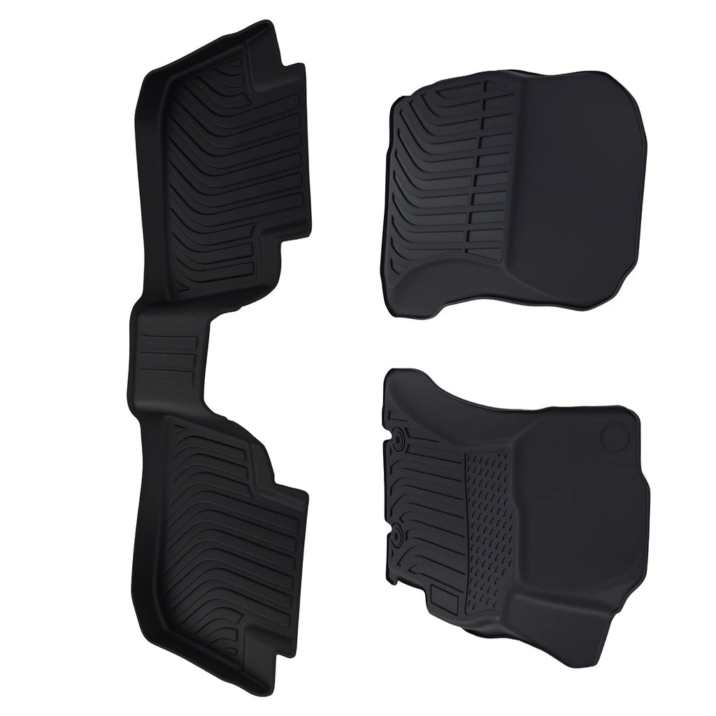 Set of 4 Black TPE Waterproof Carpet Floor Mats for Subaru Forester (2014–2018)