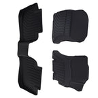 Set of 4 Black TPE Waterproof Carpet Floor Mats for Subaru Forester (2014–2018)