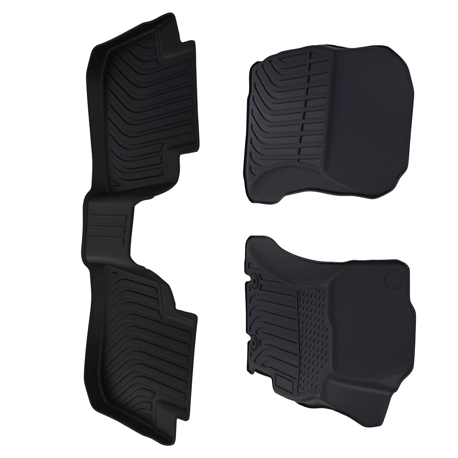 Set of 4 Black TPE Waterproof Carpet Floor Mats for Subaru Forester (2014–2018)