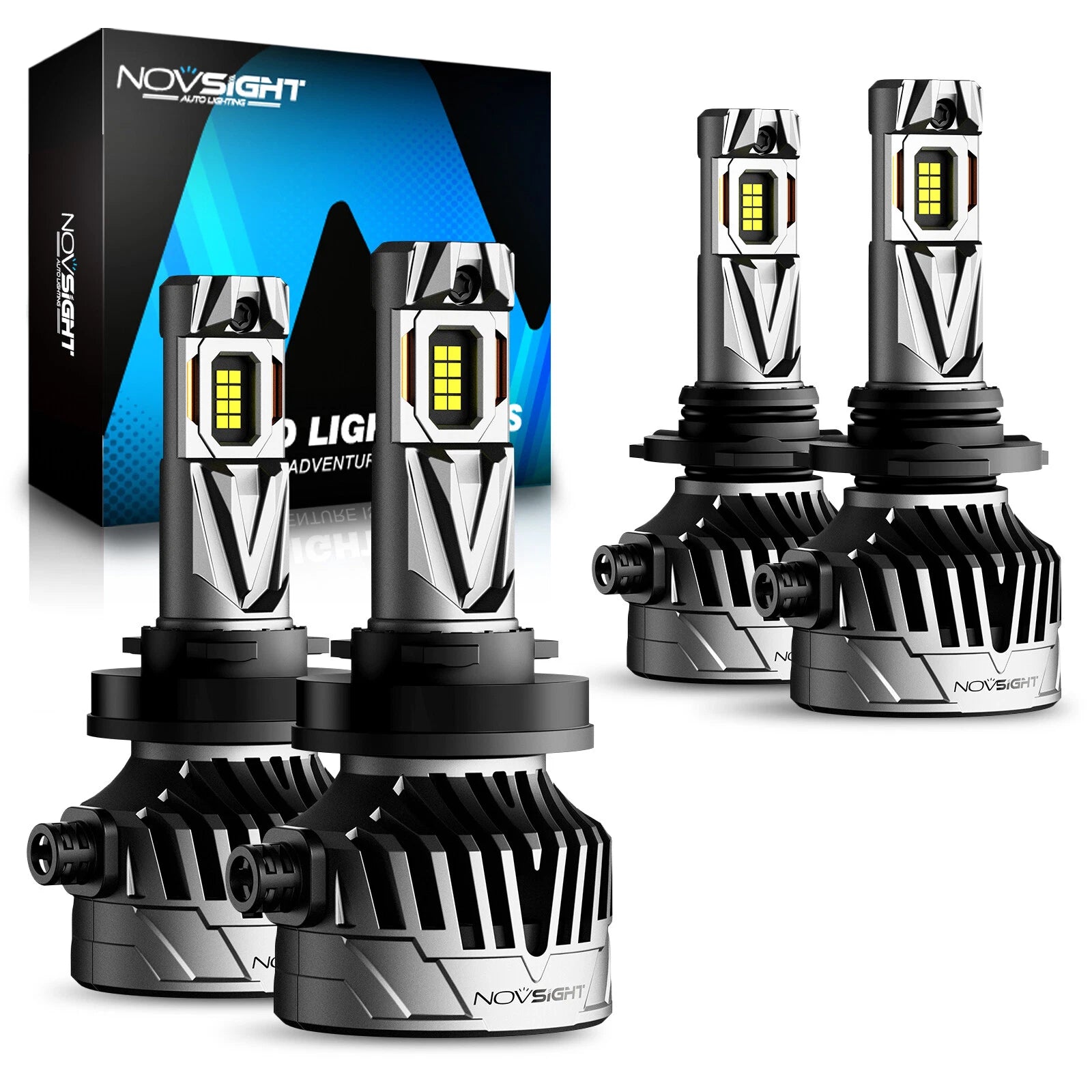 2X LED Headlight Kit 9005 H11 for NOVSIGHT (6500K)