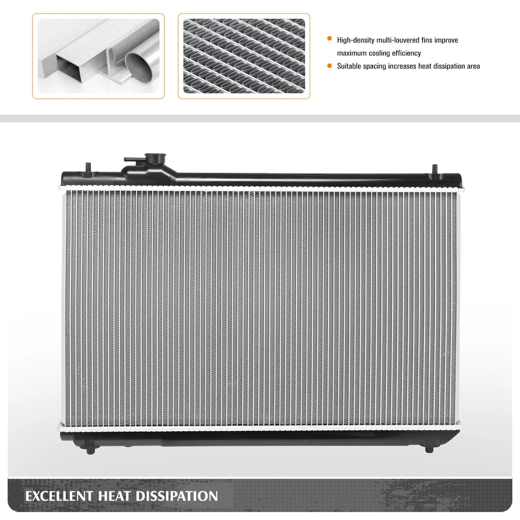 OE Replacement Aluminum Core Radiator for Toyota Highlander V6 (2004–2007) DPI-2848