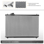 OE Replacement Aluminum Core Radiator for Toyota Highlander V6 (2004–2007) DPI-2848