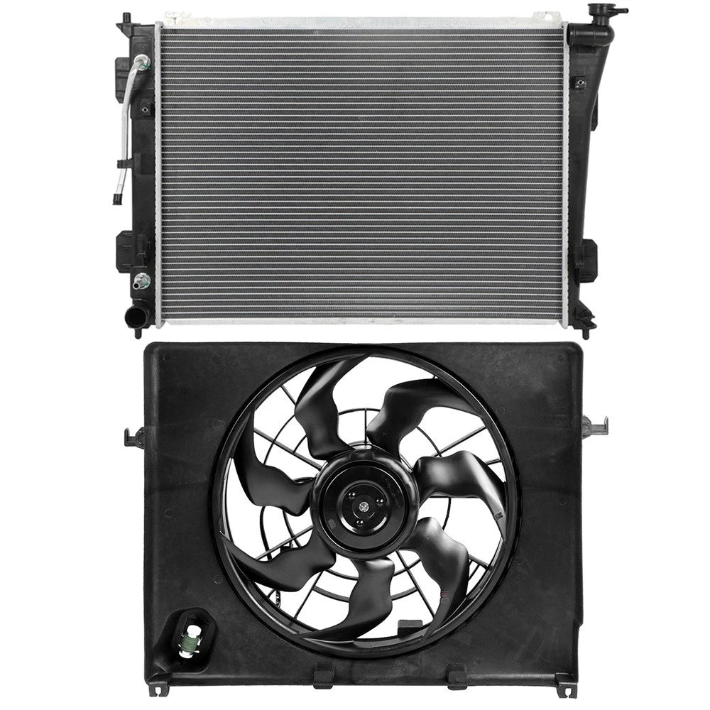 Radiator and Cooling Fan Assembly for Hyundai Sonata (2011-2012)