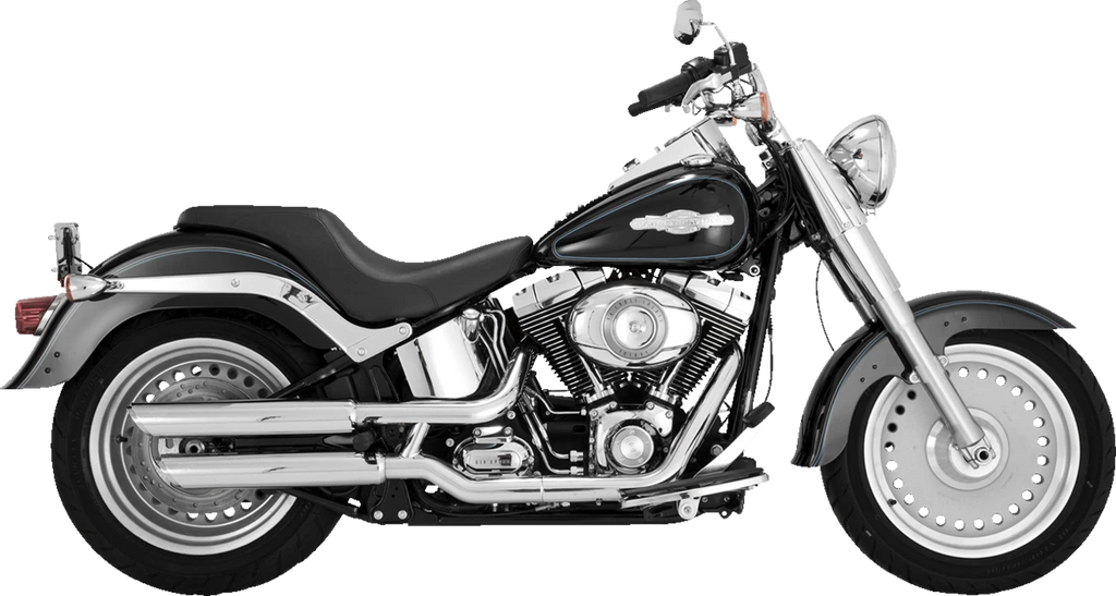 Twin Slash 3" Slip-On Mufflers for Vance & Hines (16844)