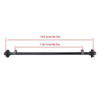 Set of 4 Trailer Axles for Boat Trailer Cargo (2000 lbs, 56.5" Hub Face)