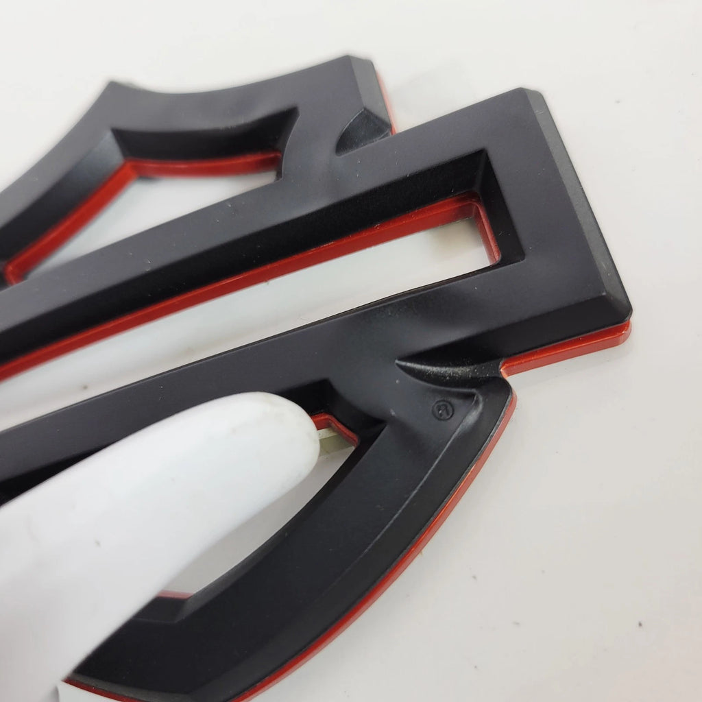 Harley Davidson CVO Tank Emblem Badge Left (2008–2023) Black Bar & Shield