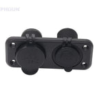 12V-24V USB Type-C Dual Charger Socket for Car Truck Cigarette Lighter Plug