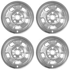 4 Chrome 17" Wheel Skins Hub Caps Covers for 2013-2019 Ram 1500 Truck Steel Rim