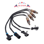 Set of 4 O2 Oxygen Sensors for Chevy Silverado GMC 1500 (1996–2002)
