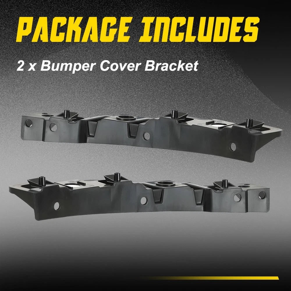 2X Front Bumper Mount Bracket for Mazda CX-5 (2017–2021) - Black
