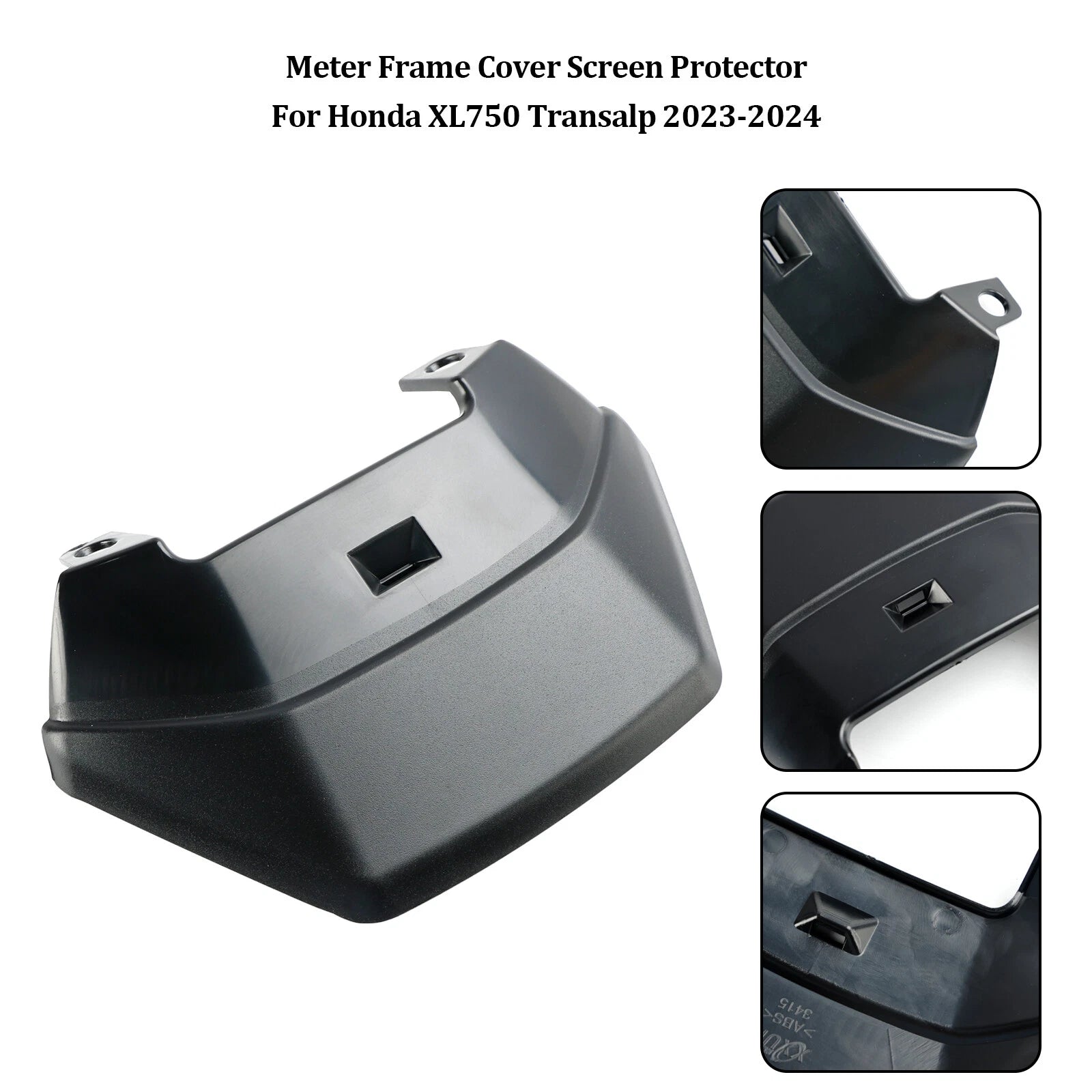 Meter Frame Cover Screen Protector for Honda XL750 Transalp (2023–2024) Black
