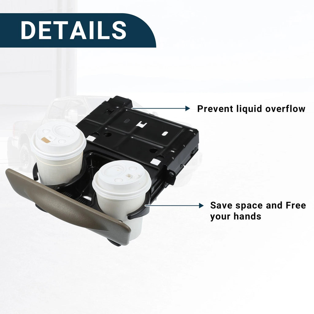 Cup Holder for Ford F-350 Super Duty (2008–2016) - Instrument Panel, Khaki