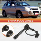 6X Spark Plug Wire Ignition Coil Cable No. 2750137B00 for Hyundai Sonata (1999–2005)