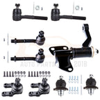 Set of 4 Front Ball Joints and Tie Rod Ends for Nissan Pickup 1995–1997