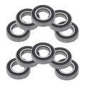Set of 10 R18-2RS Deep Groove Ball Bearings 1-1/8"x2-1/8"x1/2"
