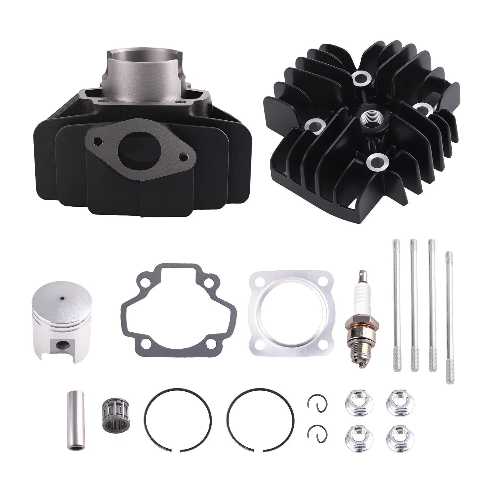 Top End Assembly Kit for Yamaha PW50 60cc (1981–2009) - Piston, Gasket