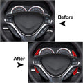 Steering Wheel Shifter Paddle Extensions for Honda Acura MDX ILX (Carbon Red)
