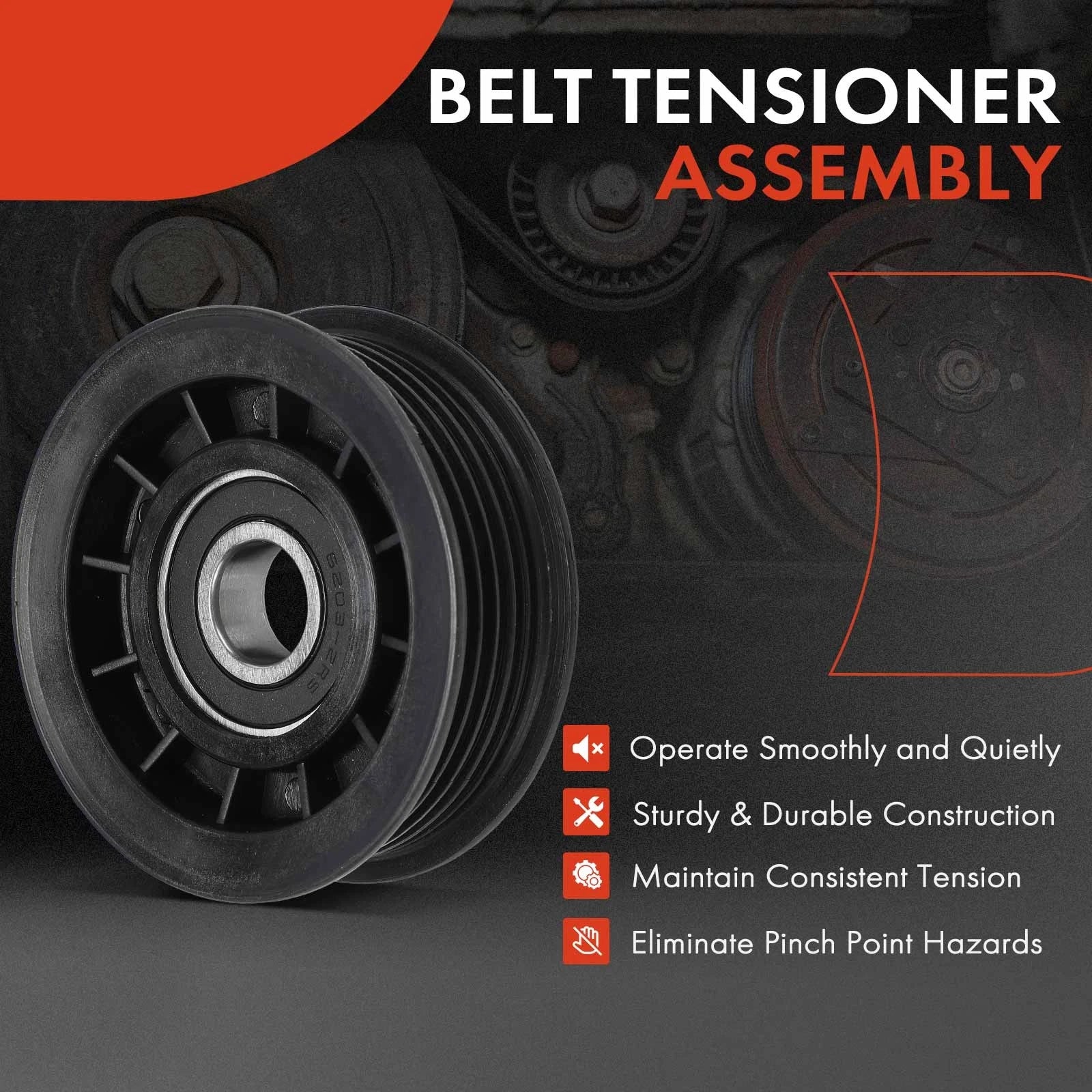 Belt Tensioner Pulley for Ford F-150 (1997–2003) & Honda Civic (2012–2015)