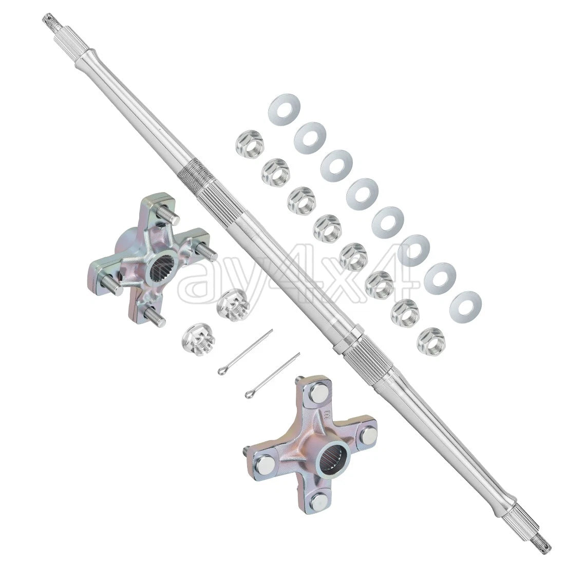 Rear Axle Shaft w/ Wheel Hubs for Yamaha Blaster YFS200 (1988–2002)