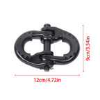 Set of 2 Safety Chain Connector Links for Tow Hitch (Universal)